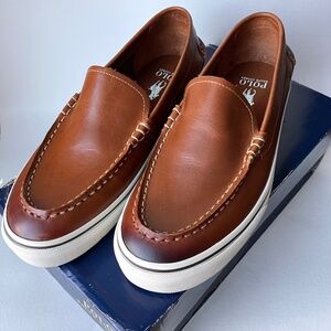 Polo Ralph Lauren | Keaton Penny Loafer | men’s size 9  brown leather slip-on